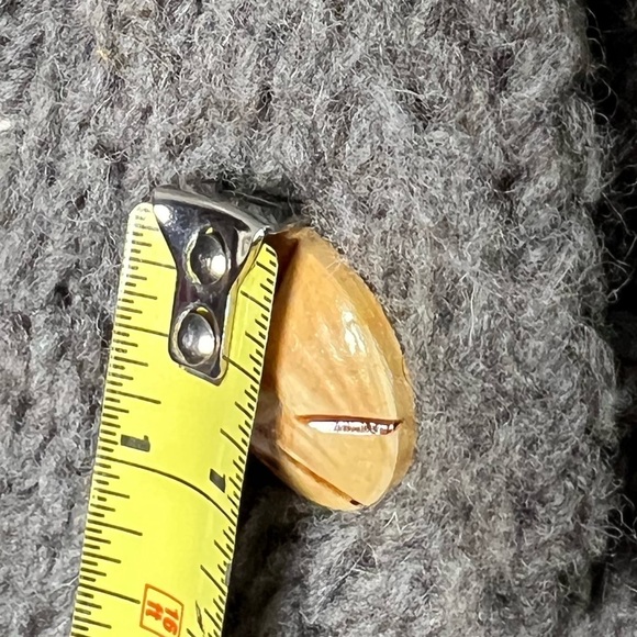 Vintage Handmade Cable Knit Cardigan Sweater - Picture 11 of 15